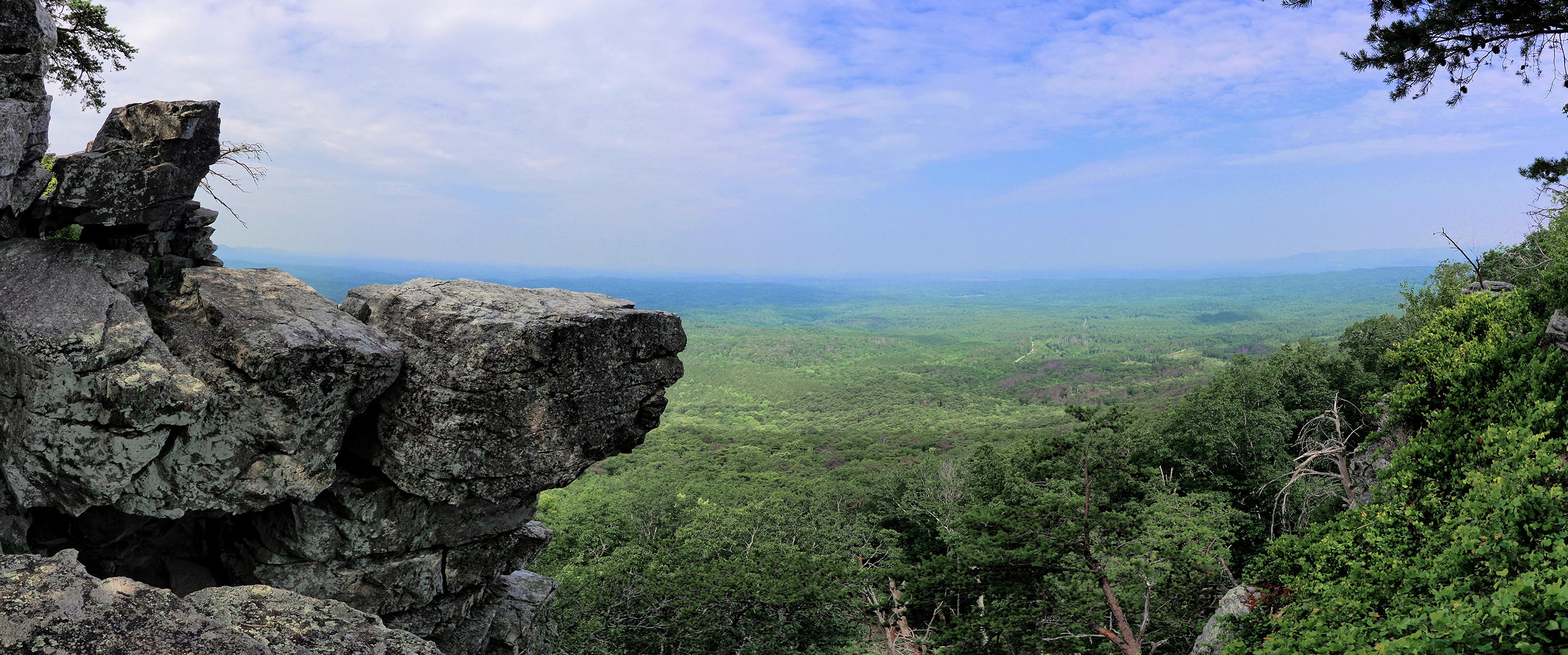 The view from Pulpit Rock, Cheaha Mountain State Park