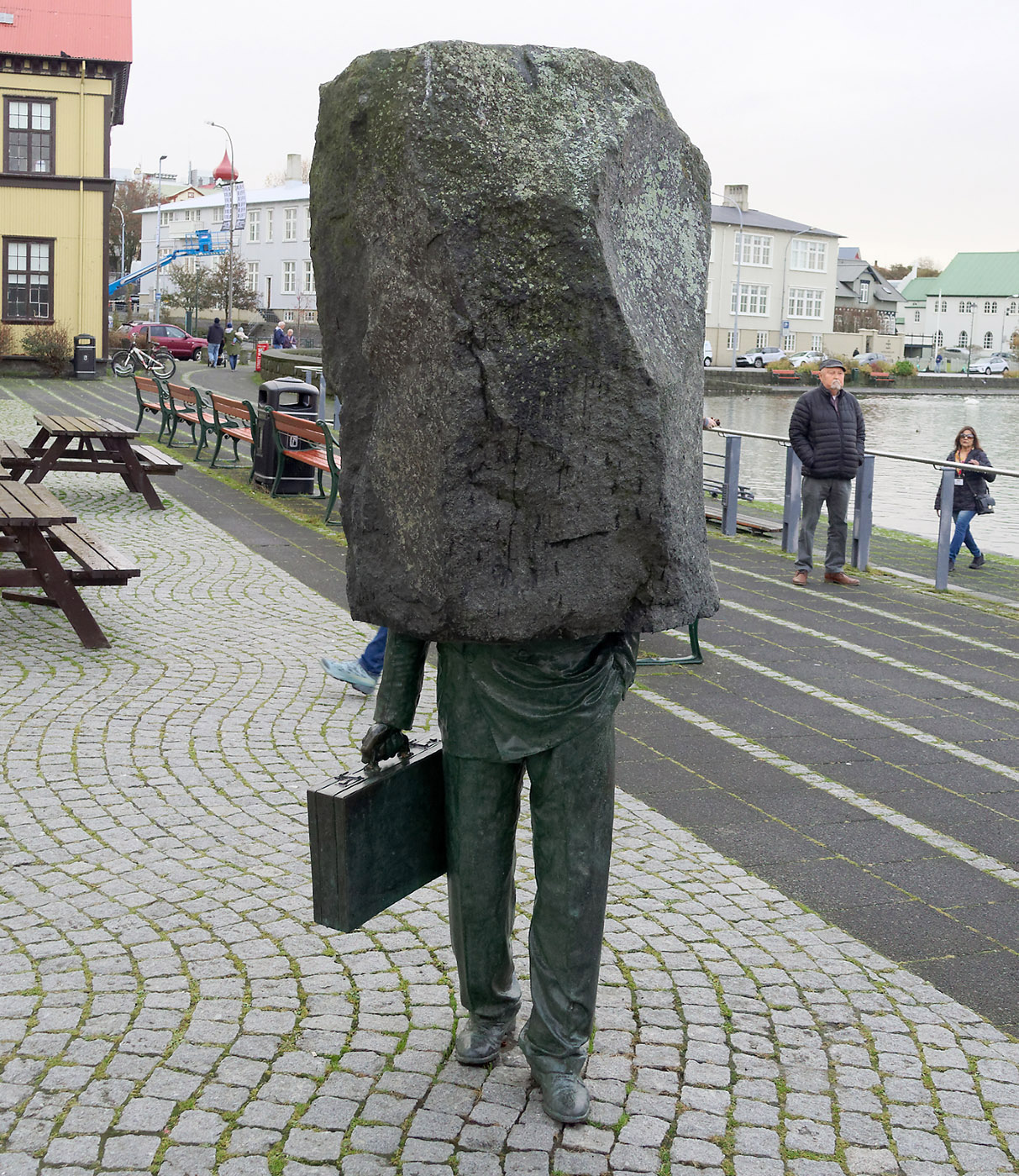 Monument to the Unknown Bureaucrat.  If you are an unknown and unloved bureaucrat, Reykjavik is thinking of you ;^).