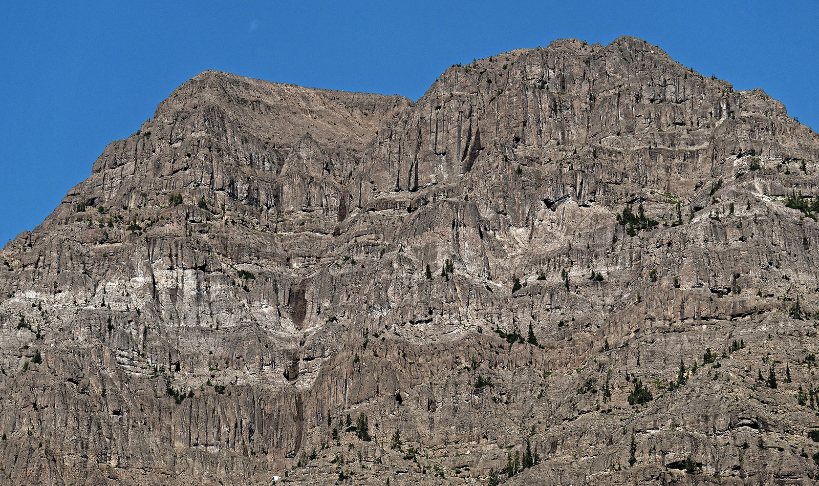 Barronette Peak detail.