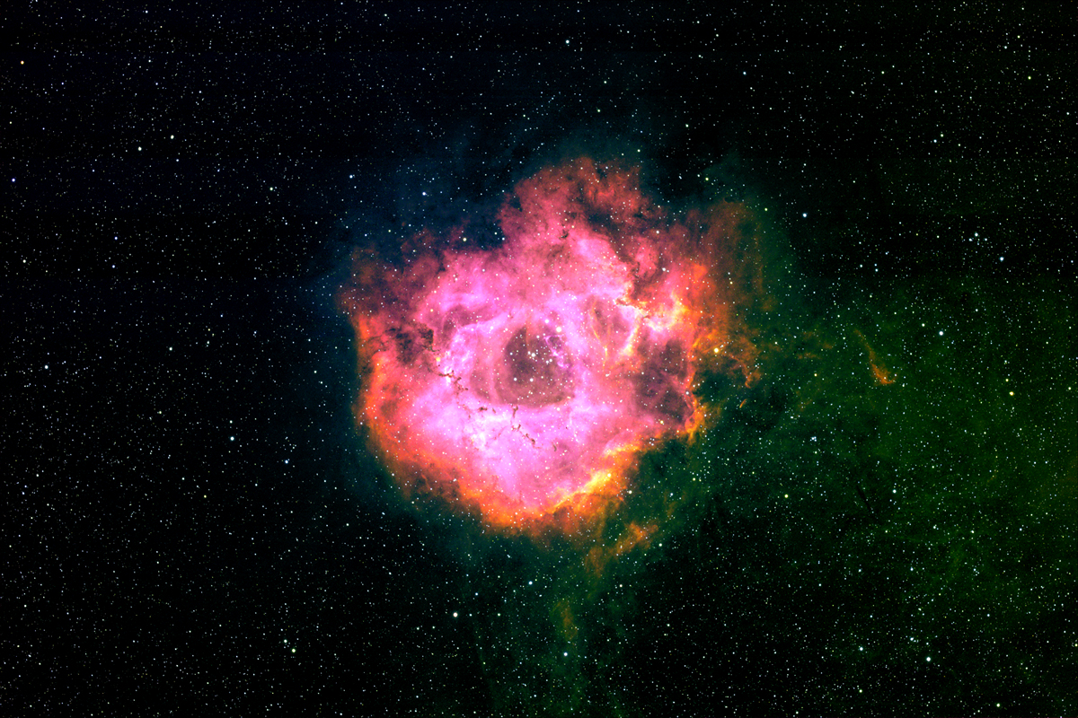 rosette nebula narrow band