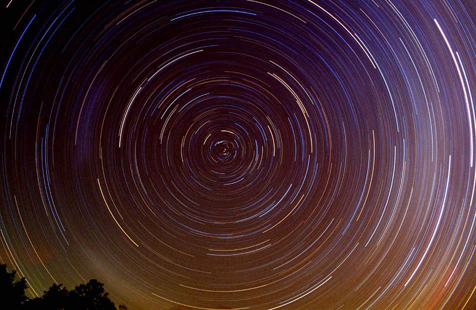 Southern Astronomical Pole Star Trail