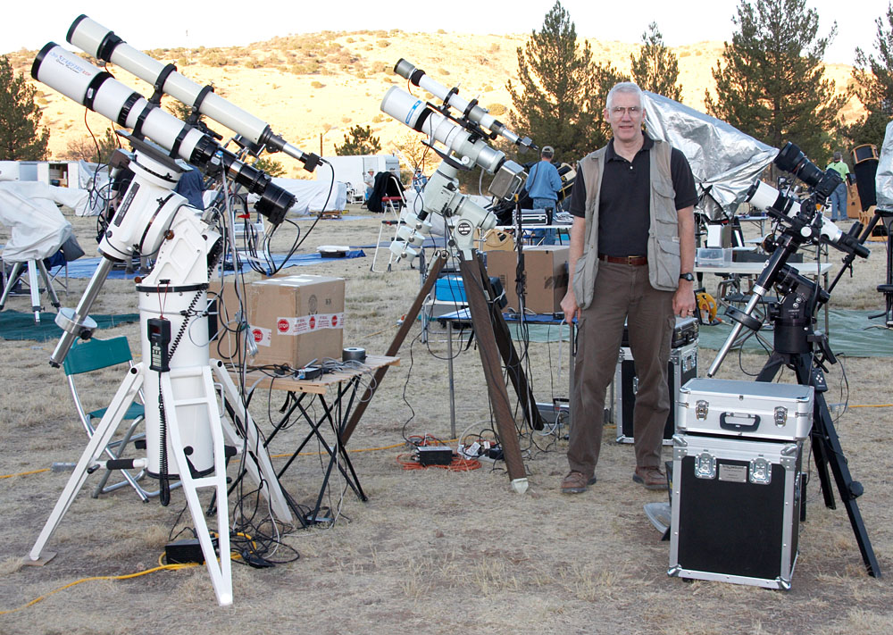 Telescope on upper field
